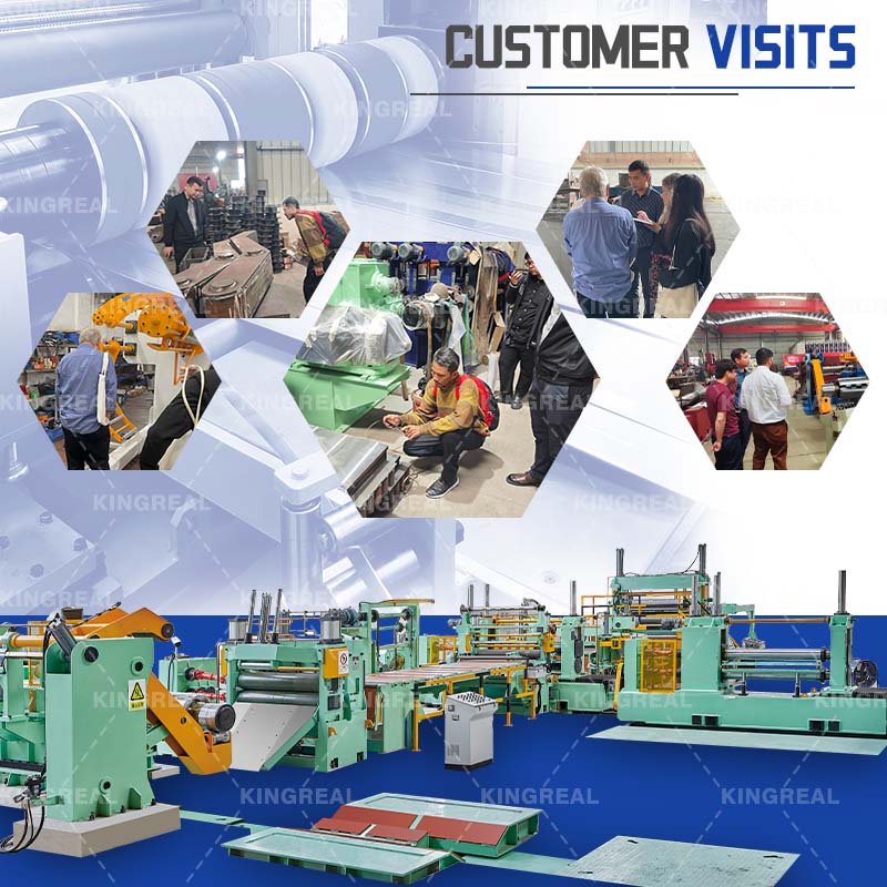 KINGREAL STEEL SLITTER's offline factory visit service