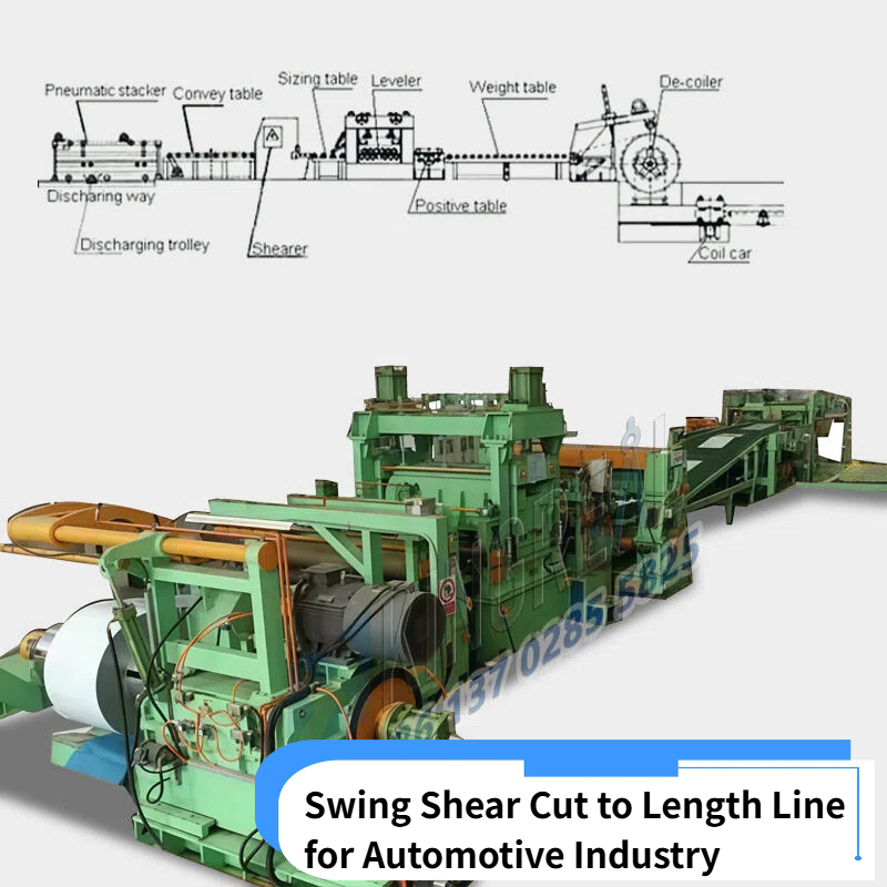 Swing Shear Cut to Length Line for Automotive Industry