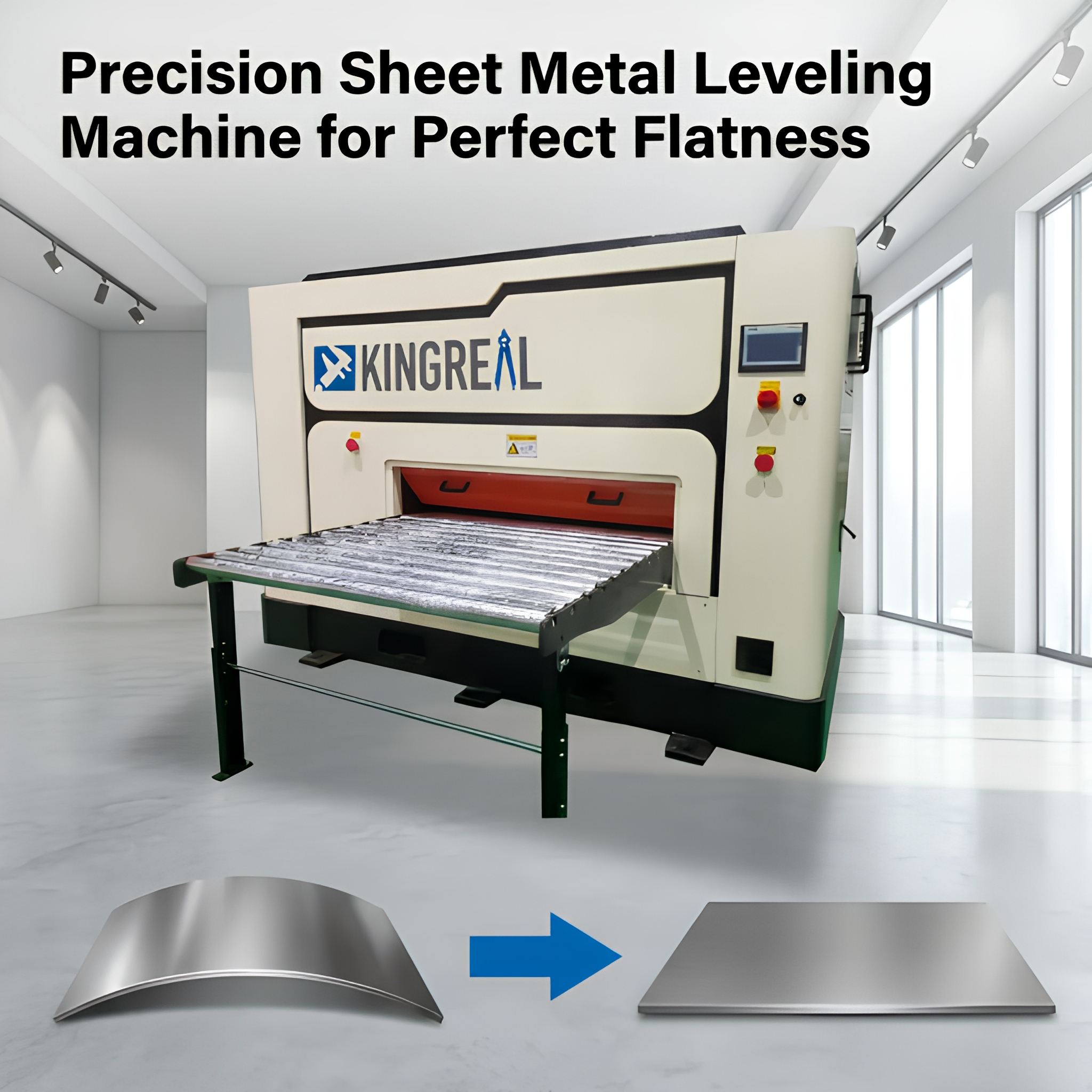 Precision Sheet Metal Leveling Machine for Perfect Flatness