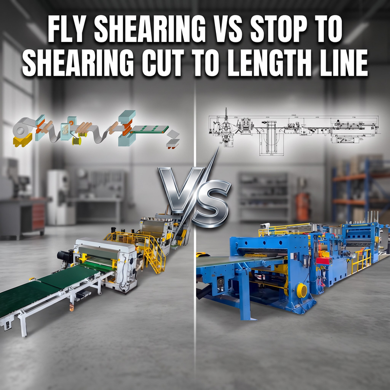 Fly Shearing vs Stop To Shearing Cut To Length Line