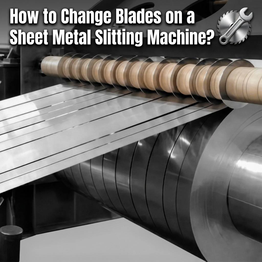 How to Change Blades on a Sheet Metal Slitting Machine?