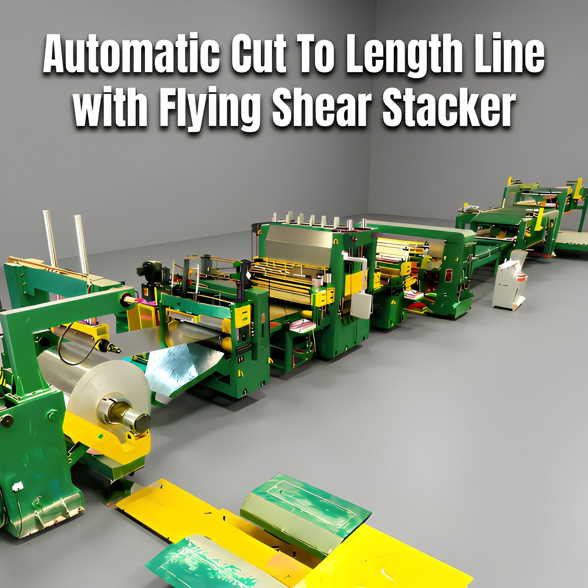 Automatic Cut To Length Line with Flying Shear Stacker