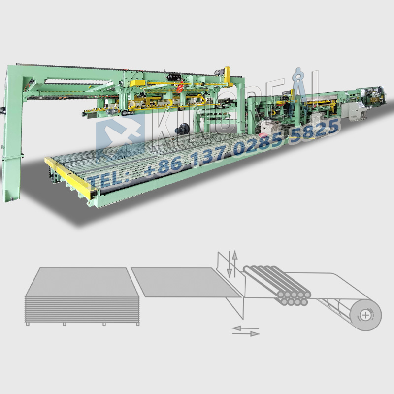 Cut To Length Line Machine With Dual Stacker