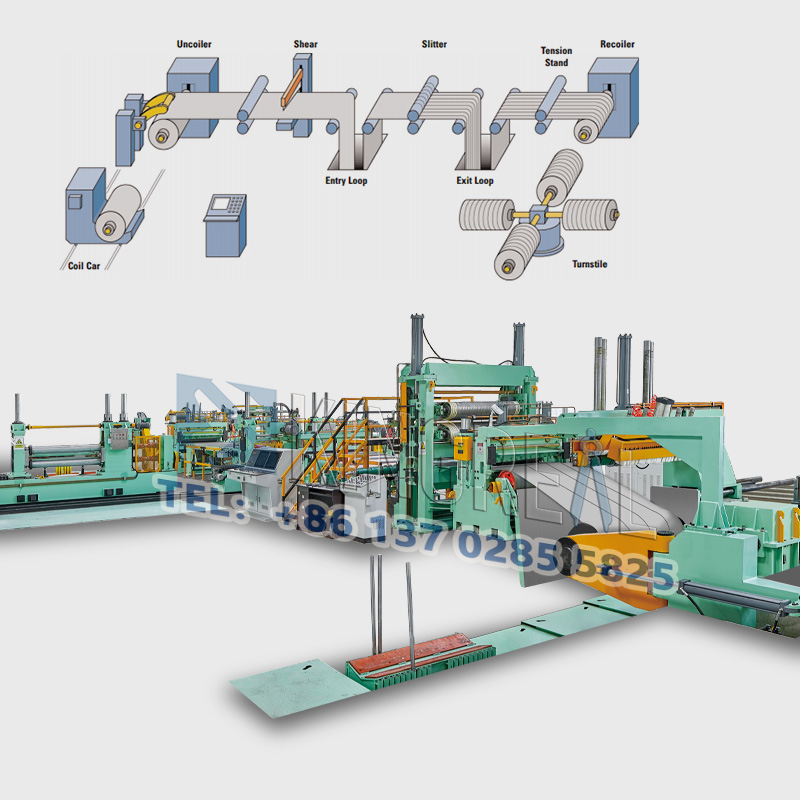 Double Slitter head Coil Slitting Machine