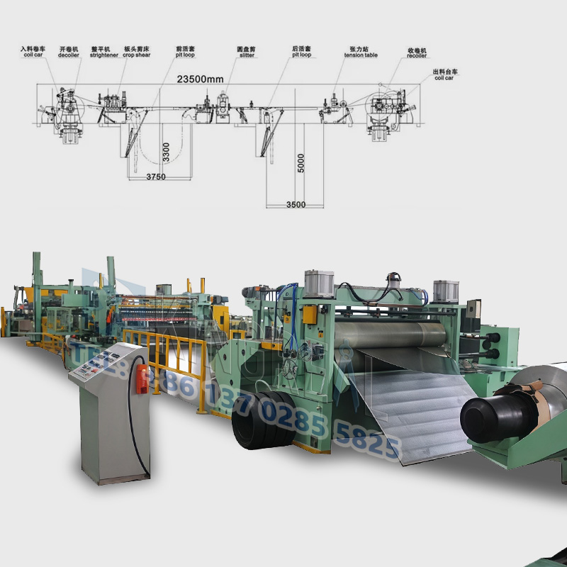 High Speed Steel Coil Slitting Machine