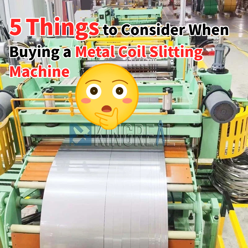 metal coil slitting machine