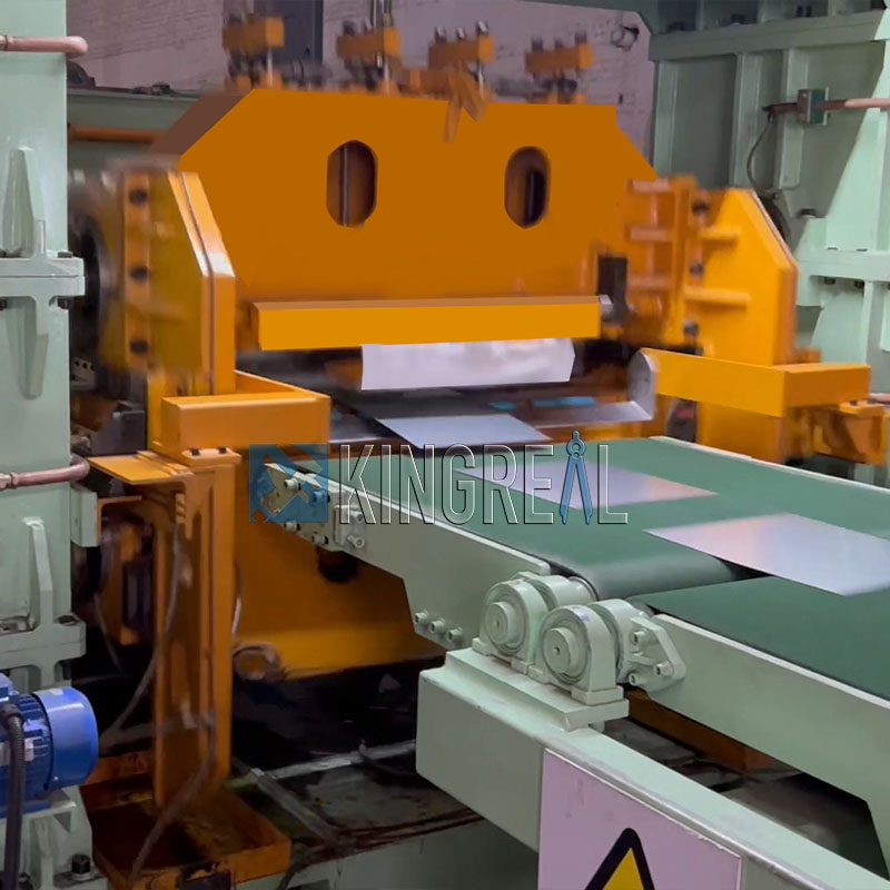 rotary shear cut to length line