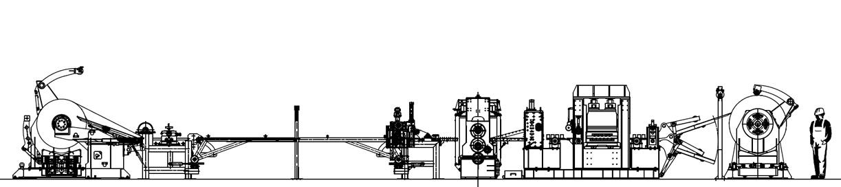stainless steel cut to length line
