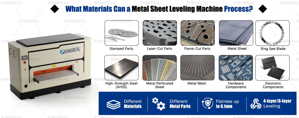 metal sheet leveling machine