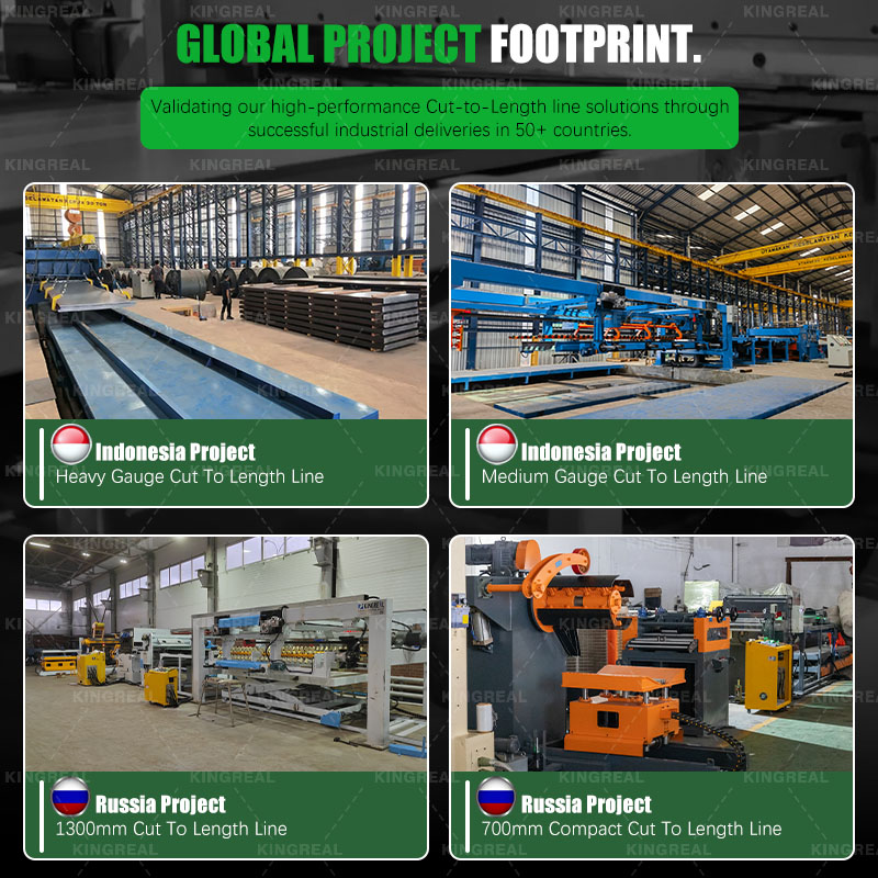 steel cut to length line